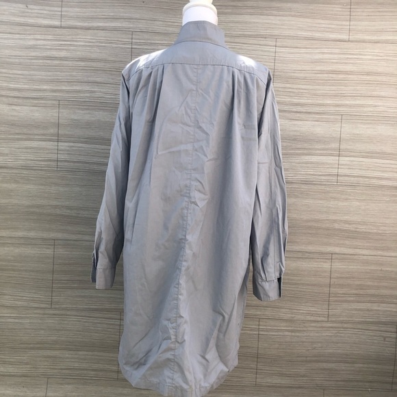 London Fog gray long coat Jacket Size 12 - Picture 5 of 10